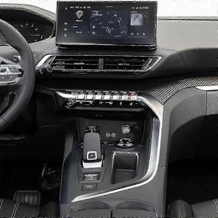 2025 For 3008 4008 5008 Tilbehør Instrumentpanel Øvre Dekorativ Plate Krom Dekorativ List 98102571DX