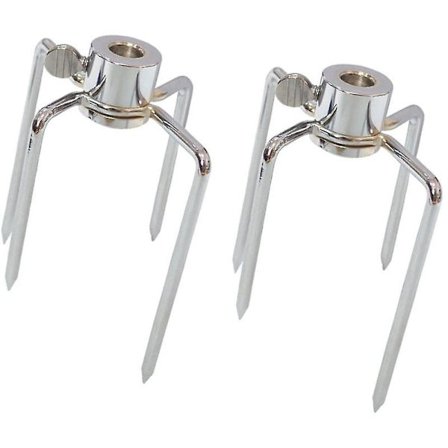 2 stk. Roterende Grill Grillgaffel Tilbehør Fødevarekvalitet Grillgaffel 304 Rustfrit Stål Bbq Gaffel