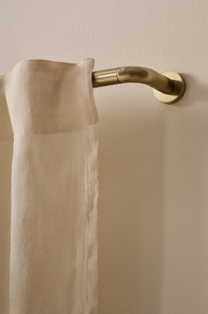 Jotex - Gardinstang 120-210 Cm Gull - LIANA - Kjøp Gardinstenger hos Jotex