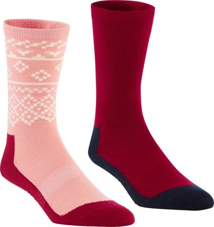Kari Traa Women's Ragna Hiking Socks 2-pack Women hiking socks Red 36-38
