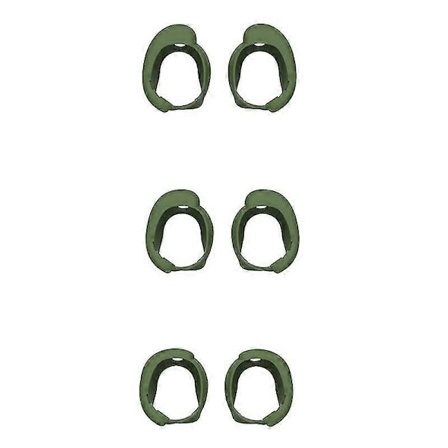 Bose QuietComfort Earbuds II/Ultra Silikon Öronproppar, Dammtätt Skyddsfodral för Säker Passform & Hygien