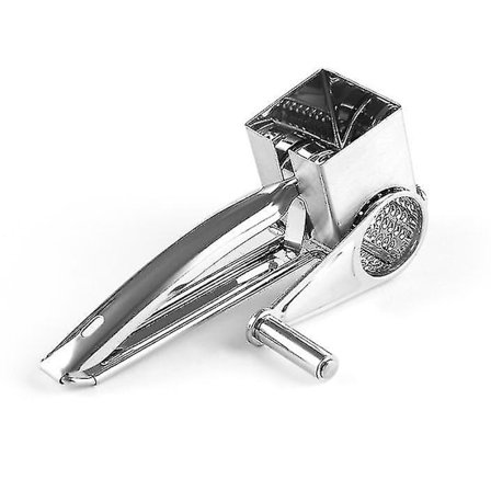 5-in-1 ruostumattomasta teräksestä valmistettu juustoraastin, kädessä pidettävä pyörivä silppuri