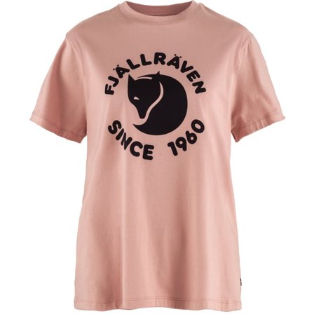 Fjällräven Women's Relaxed T-Shirt Top in Chalk Rose | Size: Medium, Organic Cotton
