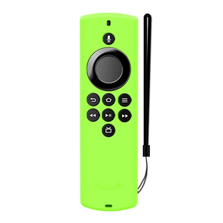 Støvtæt blød silikone etui til fjernbetjening Beskyttelsescover til Fire TV Stick Lite 2020 Alexa Voice Remote Cover