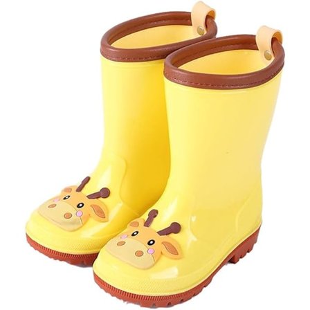 Vanntett støvler for barn, gutter og jenter, søte tegneseriefigurer, gummistøvler, regnstøvler