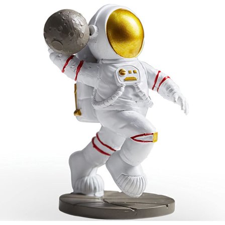 Astronaut Figur Statuette, Rum Dekoration Til Soveværelset Med Rumtema, R,ZQKLA