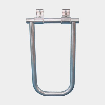 Échelle de bain pliante mini, acier inoxydable, 1 marche, 41 cm, 22 cm