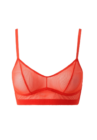 Understatement Mesh Balconette Bh Dam Röd M
