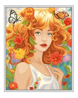 Paint By Numbers Woman nature