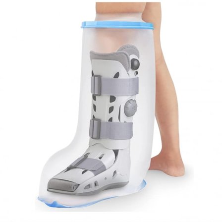 Vattentätt Extra Brett Ben Gips Skydd Kompatibelt med Dusch med Halkfri Botten Kompatibelt med Ben Gips Skydd Kompatibelt med Ben Kirurgi