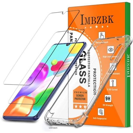 Härdat Glas - LittleMonkey - Samsung Galaxy A41 - 2 Paket - Anti-Fingeravtryck - HD Klarhet