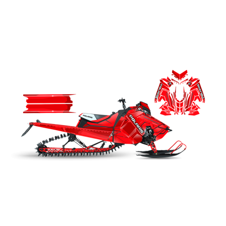 Tarrasarja SweTown Awe Punainen - Polaris Axys 800 Switchback XCR 2018-2020