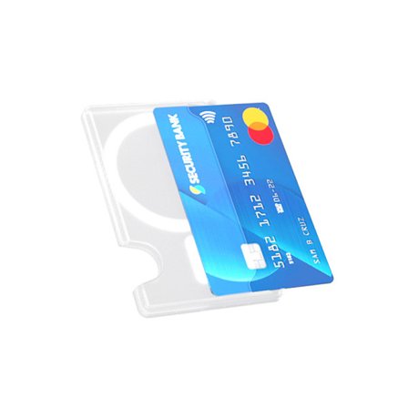 Magneettinen korttipidike Transparent