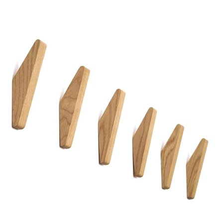 6 stk. Vintage Trækroge Trækroge 5 kg Lastkapacitet, Vægkroge Badekåbekroge Hattehylde Frakkehylde Multifunktionskroge Nøglekroge (sæt med 6)