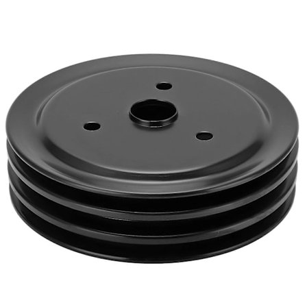 Metall Vevaxel Remskiva Kort Vattenpump Remskiva Ersättning för Chevy SBC 262 350 400 Motor