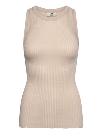Rmwbaku Viscose Tank Top RM By Rosemunde Beige