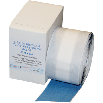 Plaster på rull Blue Detectabl