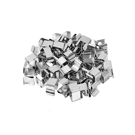 50 stk metall julelysrennekroker, julelys hengeklips utendørs sesongbelysningskroker, julelysklips julelysguttekroker