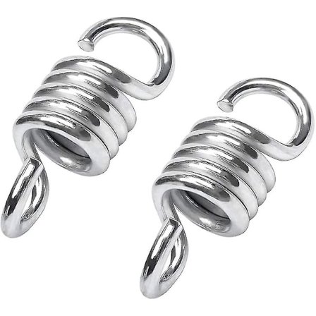 Pcs spenningsfjær, rustfritt stål spenningsfjær for hengekøye, hengekøye fjær swing fjær stål fjær hengekøye fjær swing fjær for veranda Sw