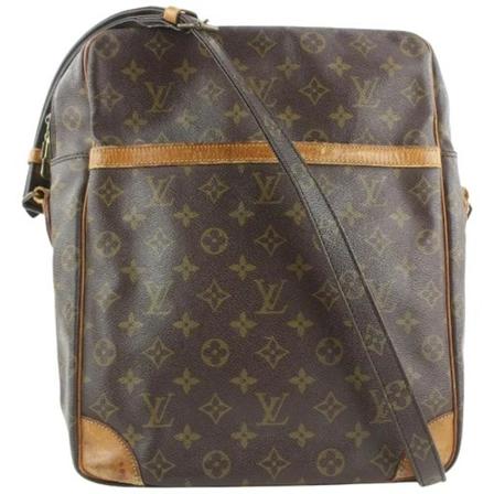 Louis Vuitton Vintage, Pre-owned Canvas louis-vuitton-bags Bruin, Dames, Maat:ONE Size