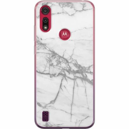 Motorola Moto E6s (2020) Genomskinligt Skal Marmor