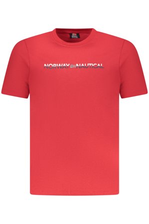 Norway 1963 T-shirt Maniche Corte Uomo Rosso