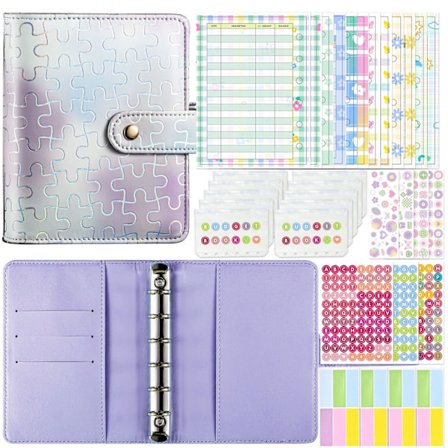 A7 Pocket Puzzle Binder - Budgeting Notebook Kit