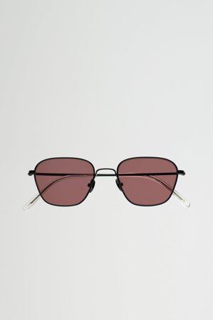 Otis Black - pink solid lens