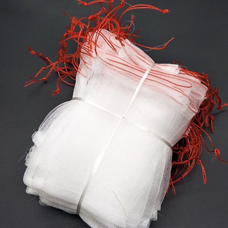 RY-Frugtbeskyttelsesposer, 100 stk. 30,5 x 20,3 cm Frugtnetposer Have Have Netposer Frugttræsposer Snøre Nylon Mesh Net B