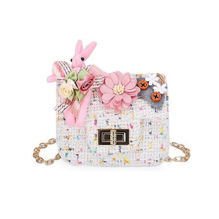 Tyttöjen vaaleanpunainen käsilaukku, olkalaukku