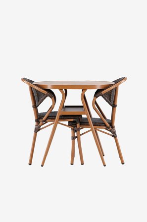 Venture Home - Bordsett Abrantes - Brun - Spisegrupper - Fra Homeroom