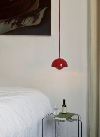Flowerpot VP10 taklampe Ø16 - vermillion rød