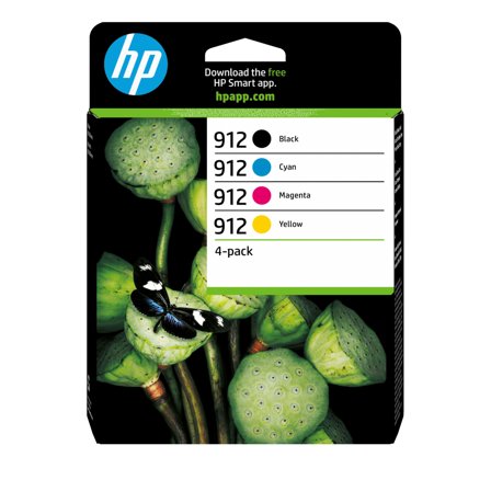 HP 912 CMYK Original Ink Cartridge 4-Pack