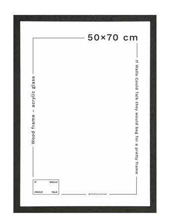 If Walls Could Talk | Iwct Frame Acrylic Glass | 30X40CM