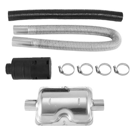 8 st Universalbil Förbrukningsvaror Tillbehör Luft Dieselvärmare 24mm Avgasljuddämpare + 25mm Filter AC