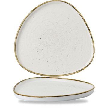 Tallrik Triangel Stonecast