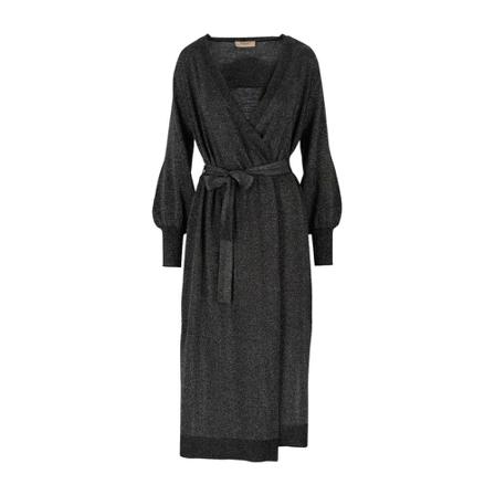 Twinset Kjole Sort, Dame