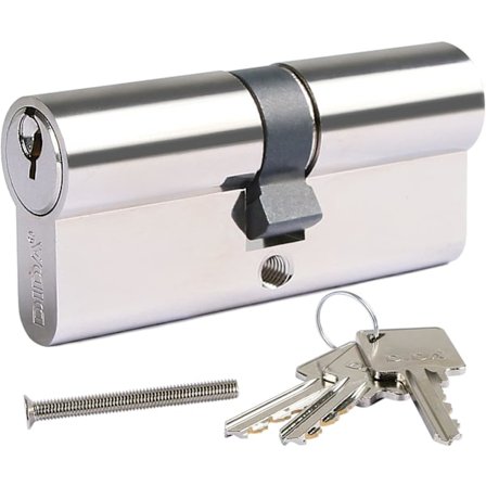 100 mm Euro-sylinderlås 50/50 dørrsylinderlås med nøkkel UPVC-dør