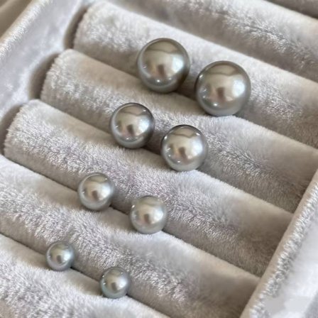 6 stk. Sett med høykvalitets brødformede perleøredobber | Allsidige hverdags- og festtilbehør, perfekt gave til bryllupssesongen