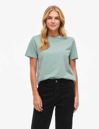 Vila Vinora S/S T-Shirt - Noos - Green - S