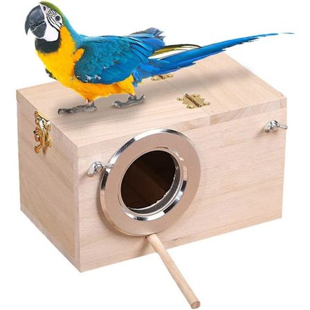 Papegøye Avl Reir Boks, Cockatiel Avl Bur, Fugl Boks(S)