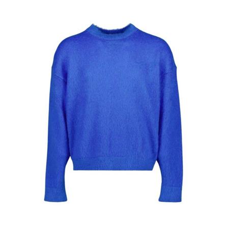Off White, Round-neck Knitwear Blauw, Heren, Maat:L