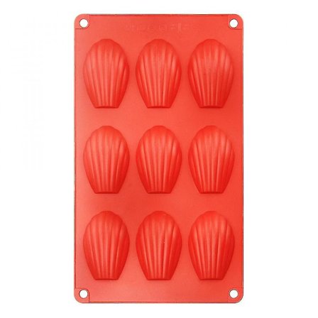 9-håls Madeleine Shell Shape Form