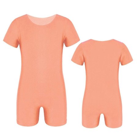 Ett stykke kortarmet jumpsuit for barn - Gymnastikk, dans, ballett, løping & treningsdrakt