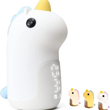 Multifunktionelt enhjørning-vækkeur: søvntræner, natlys og mere