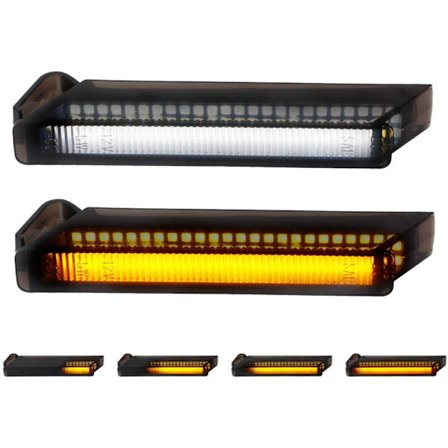 DC12V LED-bilblinkers med kontinuerlig växling, backspegel, blinkers, positionsljus för Expedition Mark