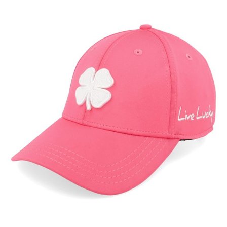 Black Clover - Rosa adjustable Keps - Premium Clover Psych Pink/White Adjustable @ Hatstore