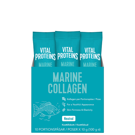 Vital Proteins 10 x Marint Kollagen Porsjonsposer 10 g
