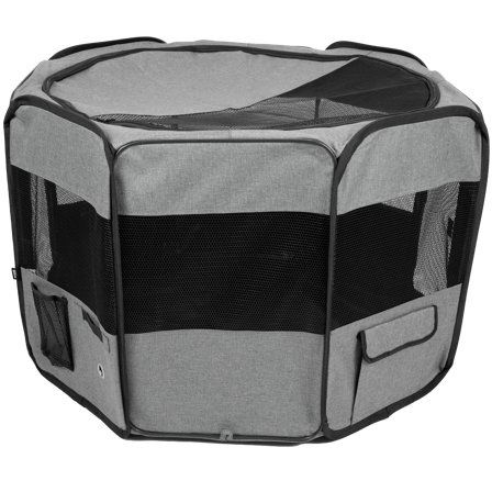 Selected by ZOO - Valphage Max, S, 91x54cm, grå - Hund - Hundebur & transportvesker - Valpehager & hundegrinder - ZOO.no