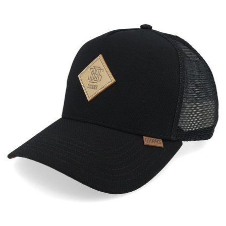 Djinns - Svart trucker Keps - Hft Cap Plainlace Black A-Frame Trucker @ Hatstore